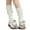 White bow on white b, variant on Long Tube Socks For Girls with Bows Fashionable Kids Long Socks Bows Decorations Excellent Accessory for School & Parties