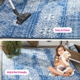 thumbnail image 3 of SAFAVIEH Adirondack Montague Distressed Geometric Area Rug, Silver/Blue, 9' x 12', 3 of 12