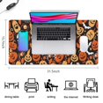 thumbnail image 5 of Long Mouse Pads for Desk,Autumn Halloween Pumpkin Pattern Desk Mats on Top Of Desks, Desk Mouse Pad Extra Large with 3mm Non-Slip Base and Stitched Edge for Gaming,Office,Work,Home 31.5x15.7in, 5 of 5