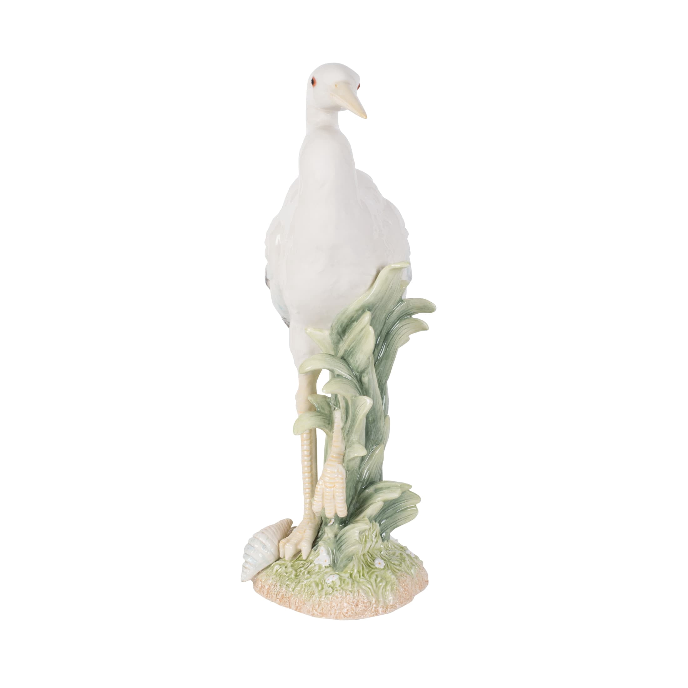 Fitz and Floyd Newport Home 16" Tall Egret Face Earthenware Decorative Figurine