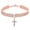 Rose Gold, variant on Gold Chain Dog Necklace Metal Cuban Link for Medium Large Heavy Duty Chew Proof Accessory Gold S