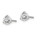 thumbnail image 2 of 14K White Gold Earring Stud Women'S Diamond Lab Grown Gsi, 2 of 3
