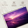 thumbnail image 6 of Elephant Stock Purple Beach Wall Art - Horizontal Canvas Wall Art - Living Room Wall Decor - Beach Canvas - Purple And Pink Decor - 12" x 8", 6 of 8