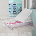 thumbnail image 4 of Sterilite Boîte Ultra™ Sous-le-lit 62 litres avec Roulettes, Rose, 4 of 4