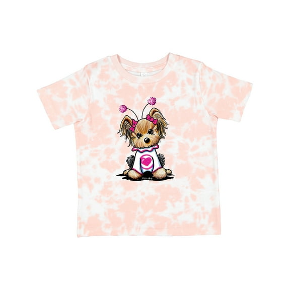 Inktastic Love Bug Yorkie Boys or Girls Toddler T-Shirt