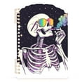 thumbnail image 7 of FORMRS 1-Subject Spiral Notebook 8" x 5" College Ruled 60 Refillable Sheet, 2 Pack, White Skeleton, 7 of 7