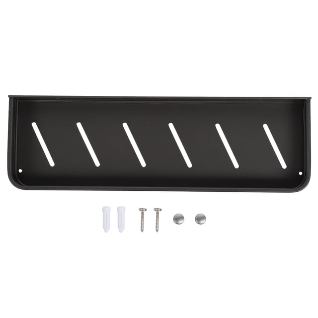 Estante de ducha para baño, estante de almacenamiento de toallas montado en la pared, soporte organizador de champú, 40cm