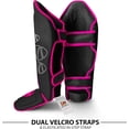 thumbnail image 6 of DXM SPORTS MMA Shin Guards with Instep, Padded Support - Large, Pink, 6 of 9