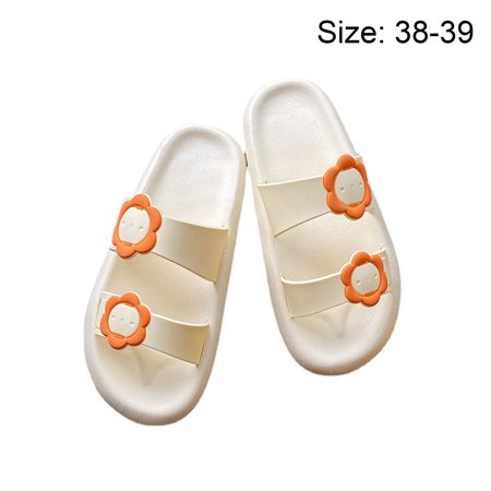 

Beach Sandals Non-slip Shower Bathroom Slippers Soft Summer Slide Sandals