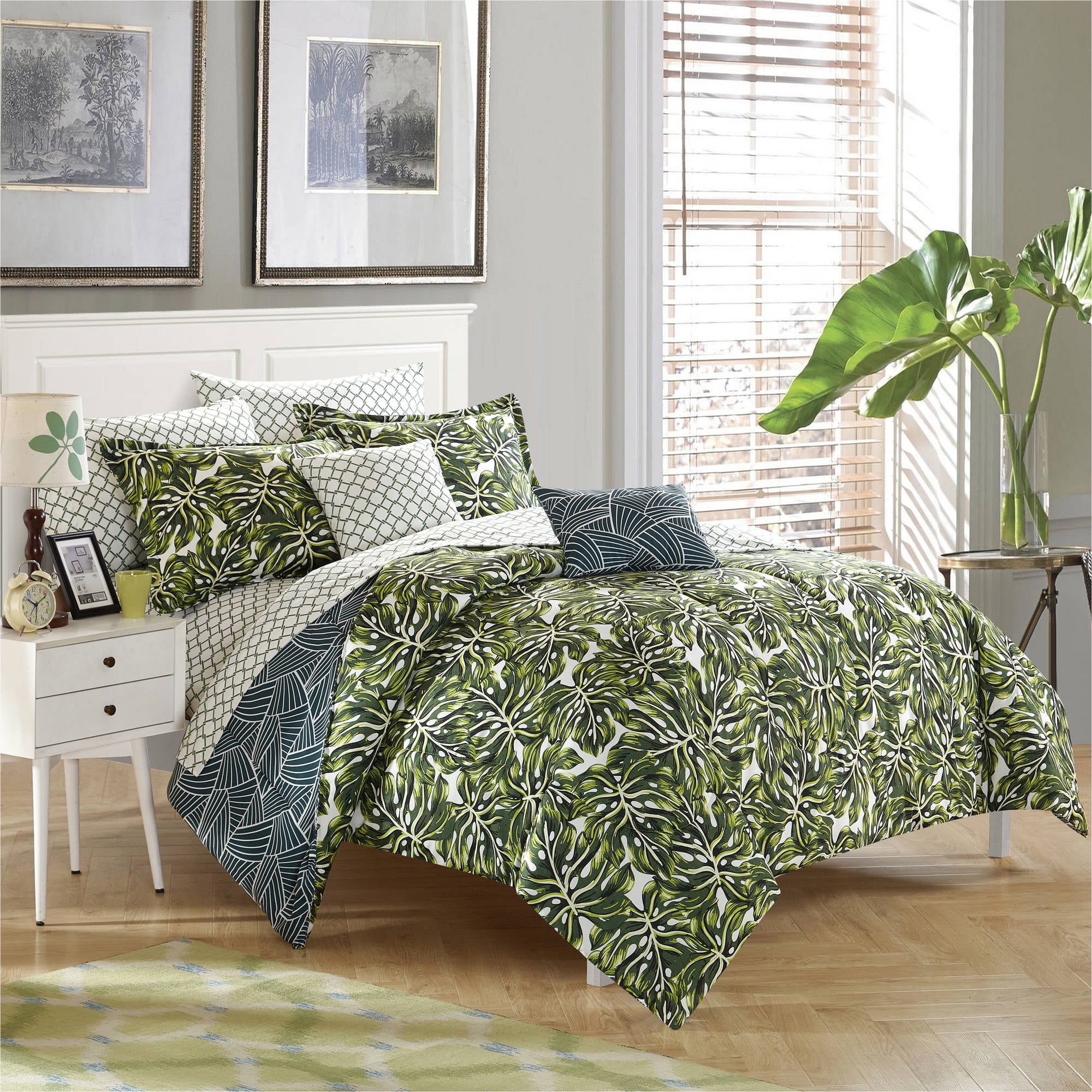 StyleNest Magnolia Bed-in-a-Bag Set, Queen - Walmart.com 