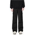 thumbnail image 2 of Styesk Men's Pants Men's Solid Color Pocket Work Pants Straight Leg Pants, 2 of 4