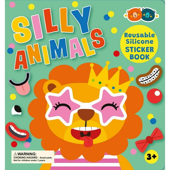 Silicone Sticker Book - Silly Animals