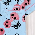 thumbnail image 6 of MEZZALL Women Halloween Print Pajama Set Lapel Collar Button Closure Chest Pocket Short Sleeve Tops With Elastic Waist Shorts Loungewear Sleepwear For Holiday 2 Piece Fashionable Pjs, 6 of 9