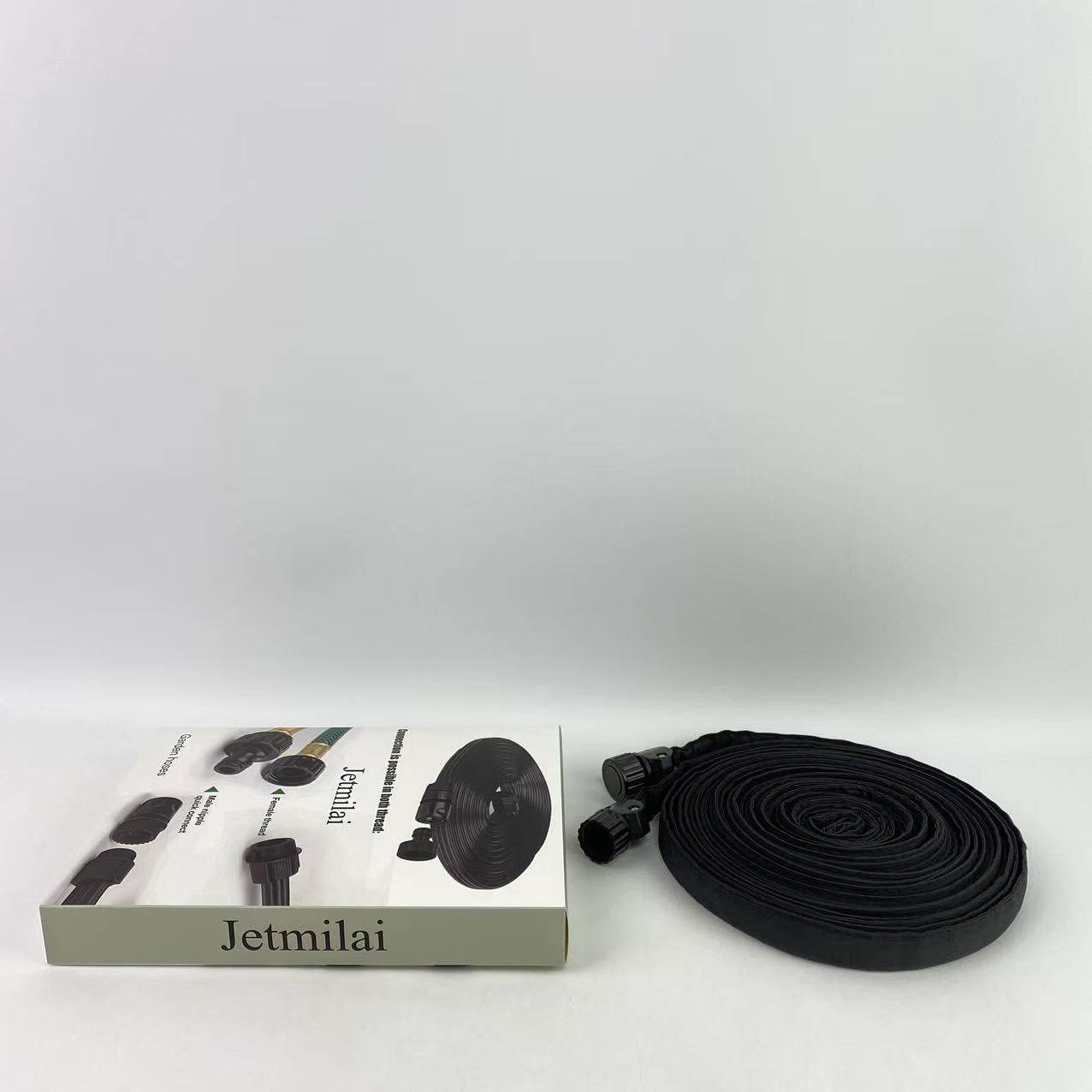 Jetmilai Garden hoses, not of metal,Flat Soaker Hose for Garden Bed,25 50 75ft 50ft*2 1/2" Linkable Consistent Drip Irrigation Hose (50FT)