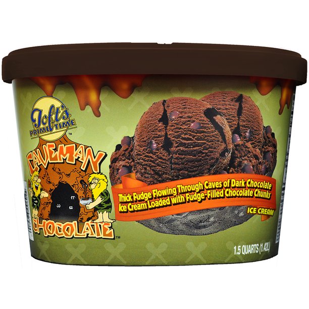 Toft's Caveman Chocolate Ice Cream 48oz