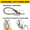 thumbnail image 4 of Correa para perro Fida Durable Sleash Slip Leash, 1,8 m x 1 cm, nailon, gris, 4 of 9