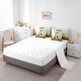 thumbnail image 4 of Manfei Cartoon Floral Cow 7-Piece Twin Bedding,Cute Animal Bedding Comforter Set,Light Blue White, 4 of 6