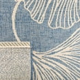 thumbnail image 4 of SAFAVIEH Courtyard Jeneka Distressed Indoor/Outdoor Area Rug, Blue/Light Beige, 5'3" x 7'7", 4 of 8