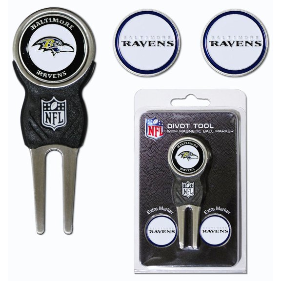 Team Golf Baltimore Ravens Divot Tool and Marker Set