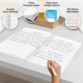 thumbnail image 6 of Rosmonde Primary Composition Notebooks 5 Pack, 200 Pages (100 Sheets), Dotted Ruled, 9.75 x 7.5 in, Sewn Binding Hard Cover, Marble Colors, Writing Notebook for Early Learners, 6 of 9