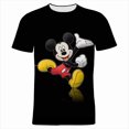 thumbnail image 2 of Camiseta de cuello redondo para hombre, camiseta de moda callejera de manga corta con estampado 3D de dibujos animados de Disney, Mickey Mouse, 2 of 2