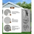 thumbnail image 6 of Garvee Waterproof  Carport Canopy Cover,  10 x20 Feet , White, 6 of 6