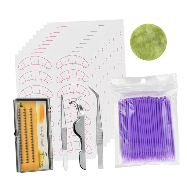 Kit de herramientas de extensión de pestañas perfecl Injertos de Moda 124 piezas