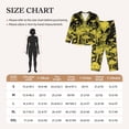 thumbnail image 4 of Salouo saucerman Mushroom Forest Pattern Women's Pajamas Set Long Sleeve Button Down Sleepwear Soft Pj Lounge Sets for women 2 Piece Pjs Set with Long Pants-Large, 4 of 7