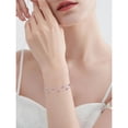 thumbnail image 2 of CACA LADY Womens Red Anklet 925 Sterling Silver July Birthstone Anklets for Women Garnet Birthday Summer Jewelry for Mom Wife Her, 2 of 6