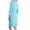 Light Blue, variant on Women'S Maternity Robe Pregnancy Breastfeeding Bathrobes Labor Delivery Nightgowns Dark Blue S