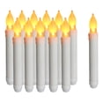 thumbnail image 4 of 12pcs LED Taper Candles Flameless Candle Lights Electric Candles Window Lights, 4 of 8