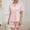 Pink1, variant on Vetsdori Womens Shorts & Top Pajamas Sets Button up Homewear Lightweight Casual Sleepwear Collared,2 Pieces Holiday Pajamas for Women