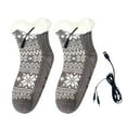 thumbnail image 2 of Henpk Clearance Under 5 Stocking Stuffers Heating Men And Women Heating Socks With Temperature Warm Electric Heating Socks Christmas Socks Warm Socks, 2 of 6