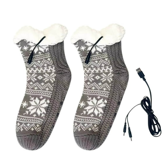 Thermal Socks for Women Heated Winter Socks for Cold Weather Warm Insulated Socks for Winter Heating Men and Women Heating Socks Warm Electric Heating Socks Christmas Socks Warm Socks Clearance
