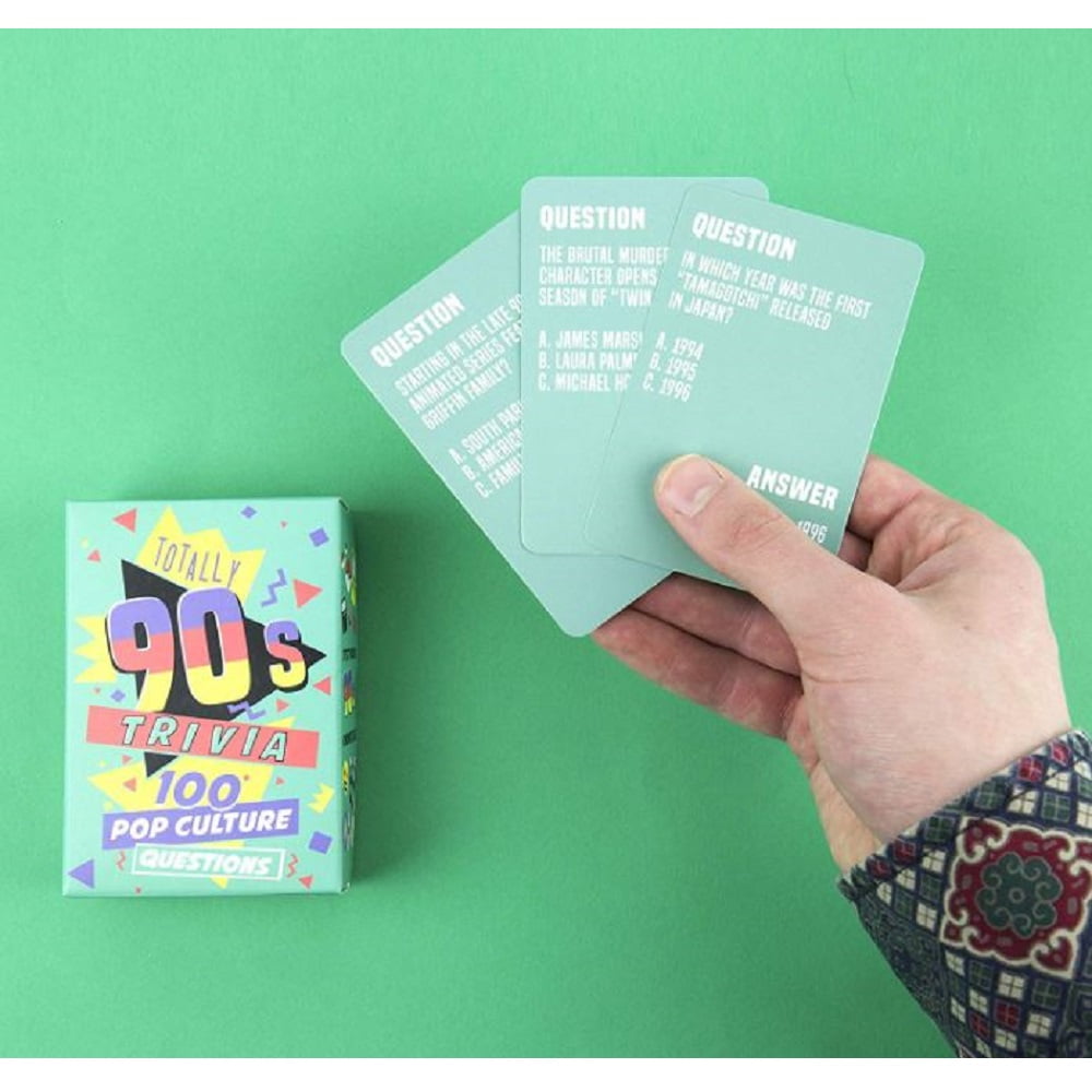 Games Board Traditional Games Gift Republic Totally 90 S Board Game Adult Quiz Card Trivia Family Fun Play Set