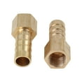 thumbnail image 5 of 8mm Hose ID x G 1/8" NPT Female Pipe Brass Hose Tail Barb Fitting Connector for Joiner Air Water Fuel Pipe for Car 2pcs, 5 of 6