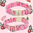 thumbnail image 4 of Collar para perro Lionheart Glory Pink Christmas Tree ajustable, 4 of 6