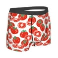 thumbnail image 2 of KLL Hand Drawn Tomatoes Men's Cotton Boxer Briefs Underwear-Large, 2 of 8