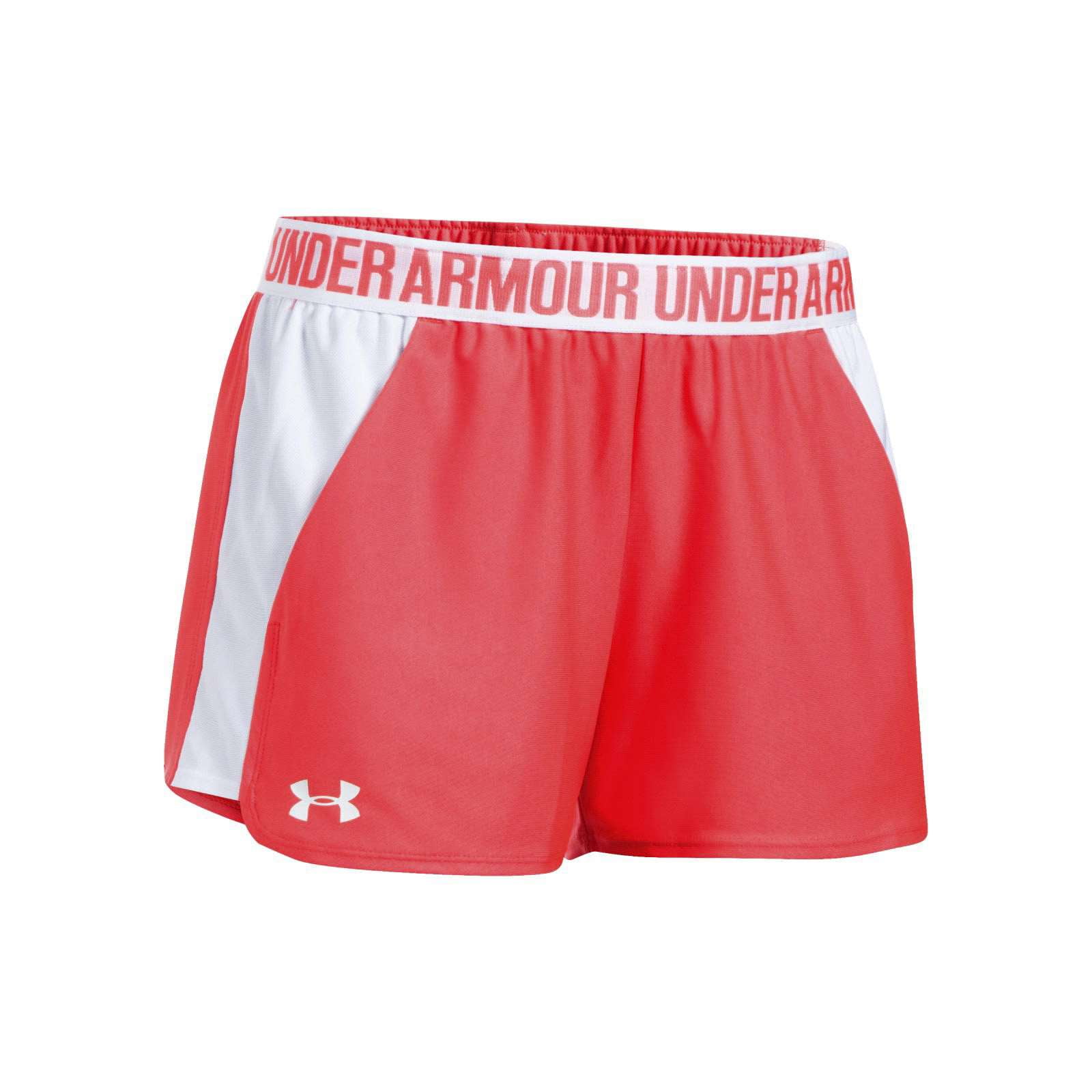 Under Armour Play Up 2.0 Shorts HeatGear Neon Red Size Large Best Price Free P&P 