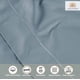 thumbnail image 5 of Casa Platino Juego de Sábanas Cal King – 1000 Hilos, 100% Egyptian Cotton, Comodidad de Satén de Hotel de Lujo con Bolsillo Profundo de 15”, Fácil de Lavar – Azul Francés, 5 of 7
