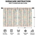thumbnail image 2 of Blackout Kids Curtains,Pink Floral Pattern Childrens Insulated Curtains Set Of 2,Bedroom Essentials,Toddler Room Decor 42x54in(106x137cm), 2 of 5