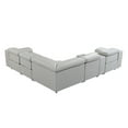 thumbnail image 5 of Titan Furnishings 6-Piece 1 Console 3-Power Reclining Italian Leather Sectional, 5 of 7