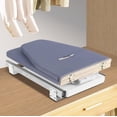 thumbnail image 3 of Retractable Ironing Board Closet Pull-Out Foldable Iron Board Closet Sliding Out with Ironing Cover Ironing Station in Cabinet Gray, 3 of 8