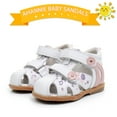 thumbnail image 6 of Ahannie Infant Boys Girls Genuine Leather Sandals with Arch Support,Unisex Baby Closed Toe Summer First Walkers Shoes(Infant/Toddler), 6 of 7