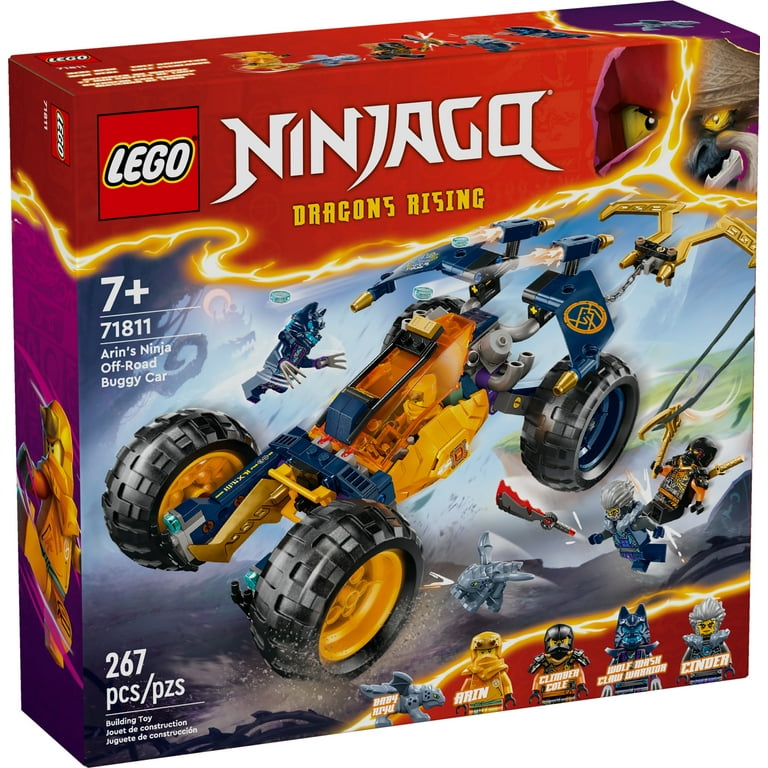 LEGO NINJAGO Arin's Ninja Off-Road Buggy Car Toy with 4