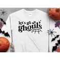 thumbnail image 5 of Let's Go Ghouls, Hallween Sweatshirt, Halloween Sweatshirt, Funny Halloween Shirt, Skeleton Shirt, Fall Shirt, Cute Womens Fall T-shirt, 5 of 9