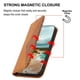 thumbnail image 3 of Funda de piel sintética estilo empresarial para iPhone 14 Plus con tarjetero Lenyard, 3 of 5