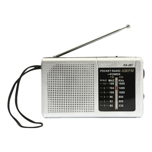 Portable Retro AM FM KK257 Mini Vintage Two Band Receiver With High Sensitivity 0.5W Power For Home Travel Outdoor