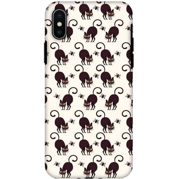 AMZER Double Couche Handcrafted Designer Hybride Slim Fit Dur Doux Boîtier Antichoc pour iPhone X (2017), iPhone XS (2018) -