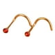 thumbnail image 1 of Minnieouse Tachuelas para la nariz Accesorio de decoración de moda Exquisita chica joven con estilo de acero inoxidable Joyas Regalo Decoraciones Ropa, zapatos y accesorios Miscelánea rojo naranja Minnieouse AP011320-07B, 1 of 6